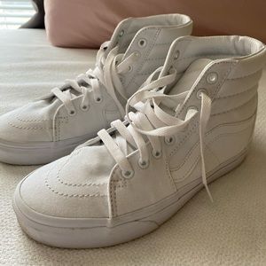 High top Vans white